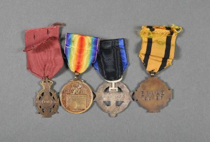 GRECE. Croix de Guerre 1916, Médaille Militaire...