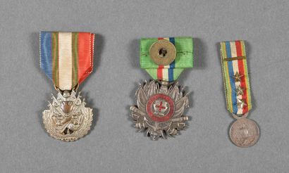 France. Médailles d'Anciens Sous-Officiers...