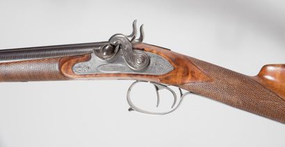 2-shot shotgun, engraved locks 
