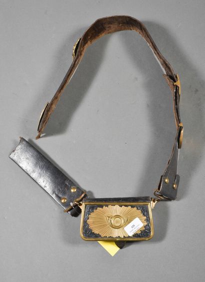 Giberne d'Officier de Chasseur à Cheval,...