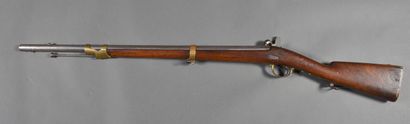 Gendarmerie musket with rear lock, breechblock...