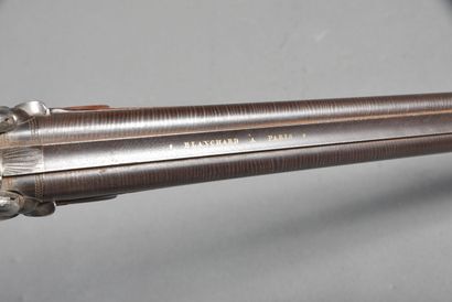 2-shot shotgun, engraved locks 