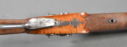 2-shot shotgun, engraved locks 