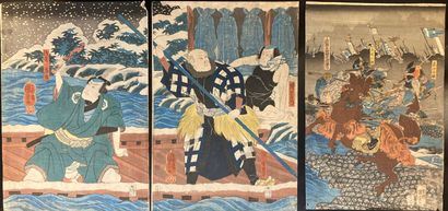 JAPANESE ESTAMPES - KUNIYOSHI (1798-1861):...