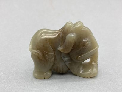 Jade subject representing an elephant.

China,...