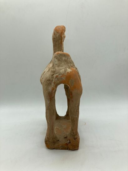 Red terracotta camel with earthy patina.

China,...