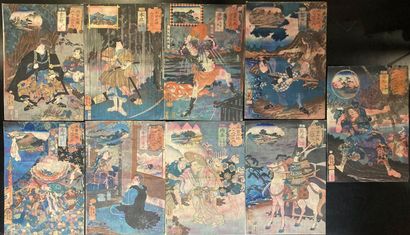 JAPANESE ESTAMPS - KUNIYOSHI (1798-1861):...