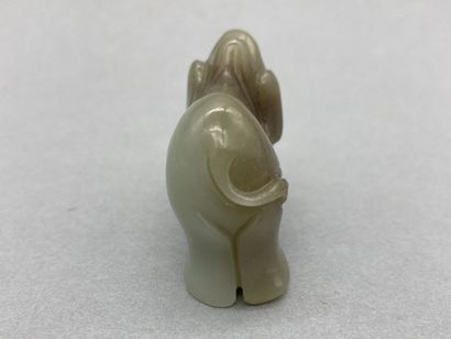 Jade subject representing an elephant.

China,...
