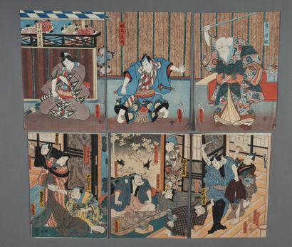JAPANESE PRINTS - TOKYOKUNI III (1786-1865):...