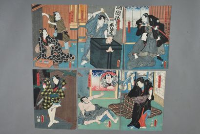 JAPANESE PRINTS - TOKYOKUNI III (1786-1865):...