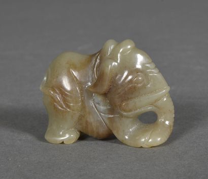 Jade subject representing an elephant.

China,...