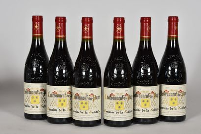 6 B CHÂTEAUNEUF DU PAPE Rouge Domaine de...