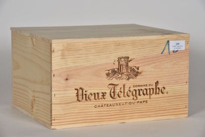 6 B CHÂTEAUNEUF DU PAPE Rouge (Caisse Bois...
