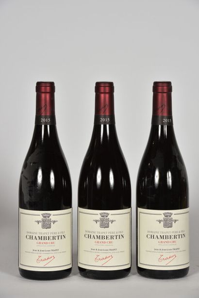 3 B CHAMBERTIN (Grand Cru) Domaine Trapet...