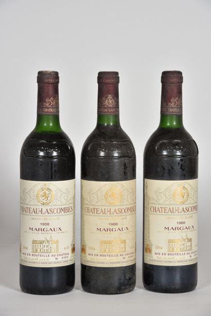 3 B CHÂTEAU LASCOMBES (1 T.L.B.+; 1 H.E;...