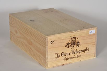 12 B CHÂTEAUNEUF DU PAPE Rouge (Caisse Bois...