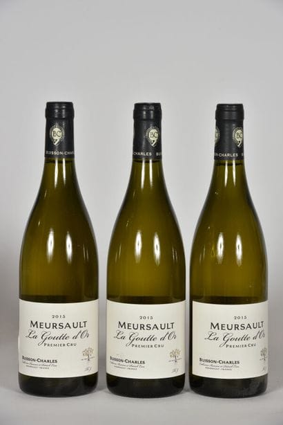 3 B MEURSAULT LA GOUTTE D'OR (1er Cru) Domaine...
