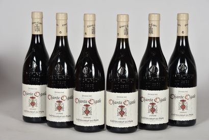 6 B CHÂTEAUNEUF DU PAPE Rouge (carton d'origine)...