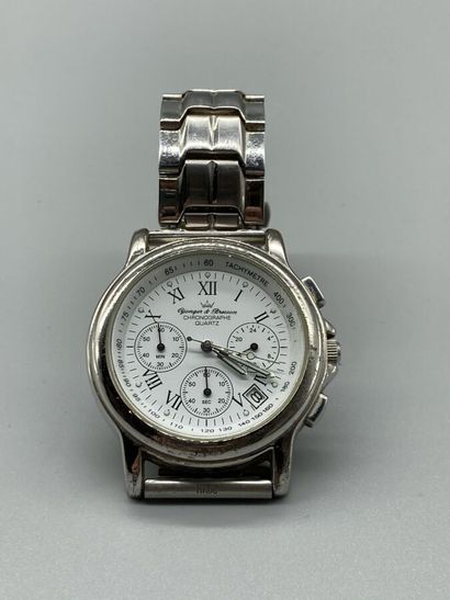YONGER & BRESSON: Metal Chronograph watch,...