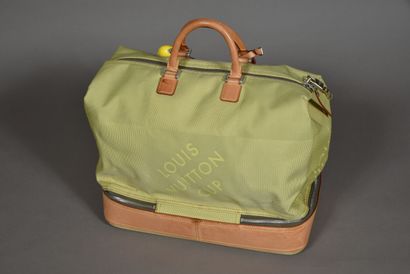 LOUIS VUITTON CUP. 24h bag in green/grey...