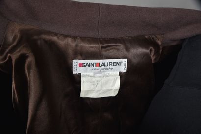 Saint Laurent left bank.brown wool jacket...