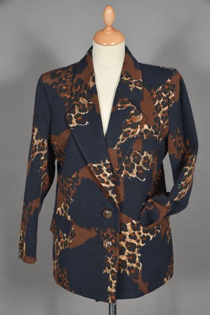 Yves Saint Laurent left bank. Panther patchwork...