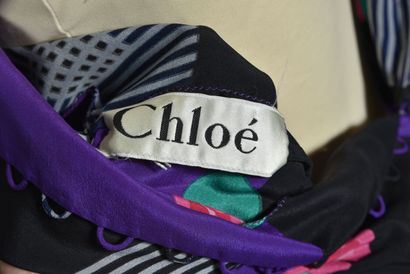 Chloé haute couture by Karl Lagerfeld. Printed...