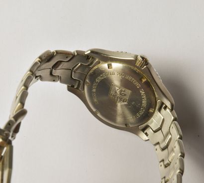 TAG HEUER: Steel watch, 