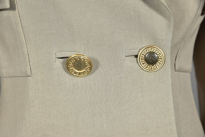 Gianni Versace. Blazer jacket in gray/beige...