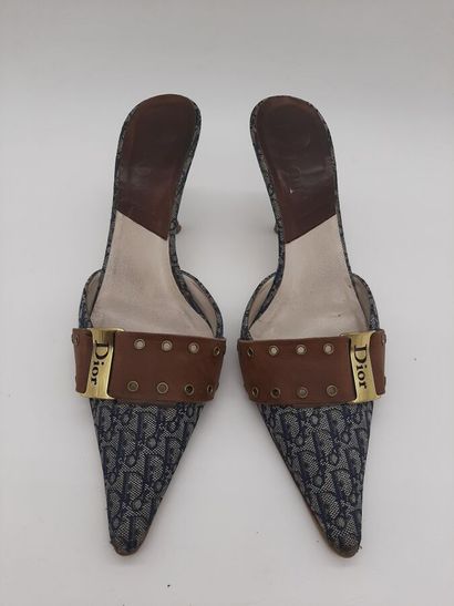 DIOR by Galliano, Pair of denim jacquard...
