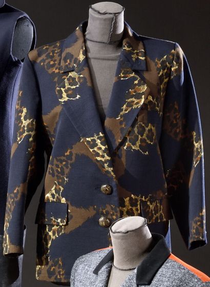 Yves Saint Laurent left bank. Panther patchwork...