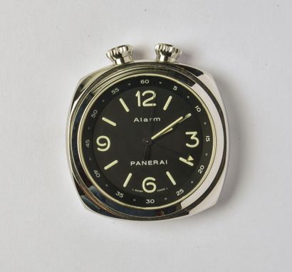 PANERAI: Steel travel alarm watch, reference...