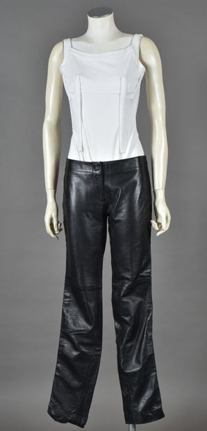 CELINE. Set consists of a body in off-white...