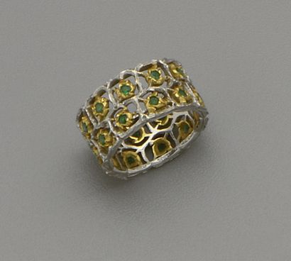 BUCCELLATI: 18K (750/oo) yellow gold and...