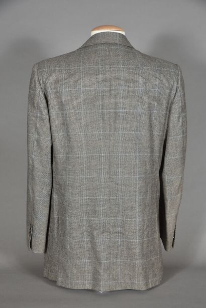 ZILLI. Men's Prince of Wales jacket, notched...