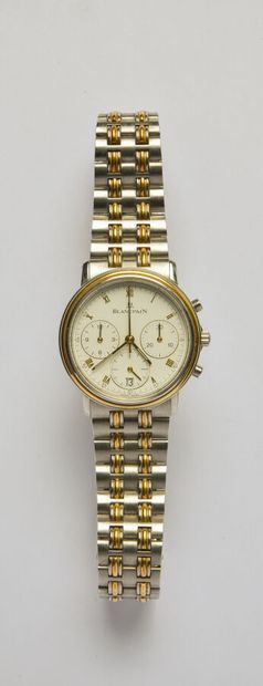 BLANCPAIN: Chronograph watch in 18K (750/oo)...