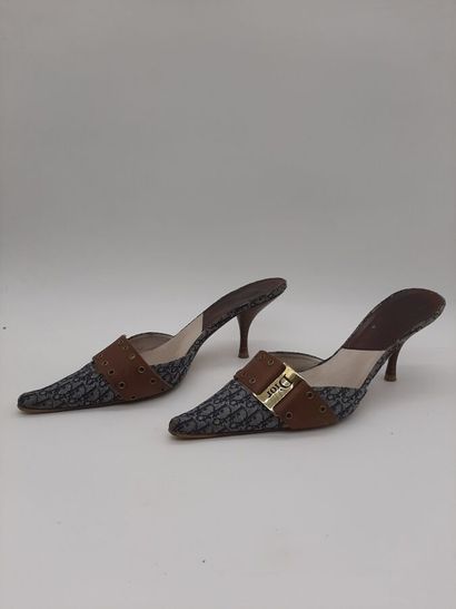 DIOR by Galliano, Pair of denim jacquard...