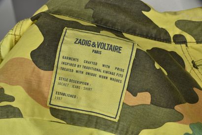 ZADIG & VOLTAIRE. Jacket in beige, green,...