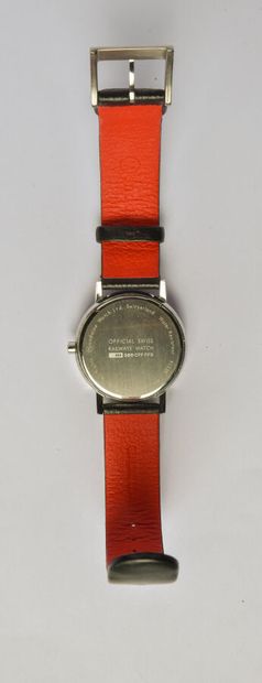 MONDAINE: Steel watch, official model of...