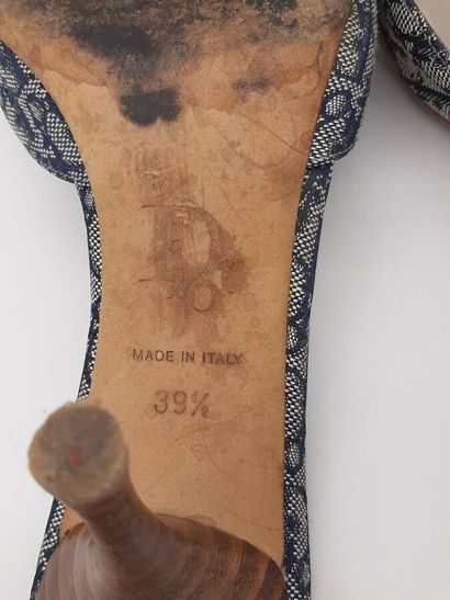 DIOR by Galliano, Pair of denim jacquard...