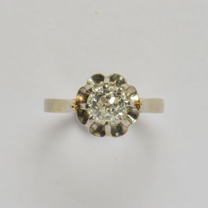 18K (750/oo) white gold and platinum (850/oo)...