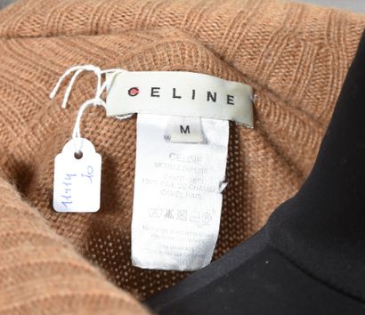 Celine. Camel hair dress, chubby neckline...