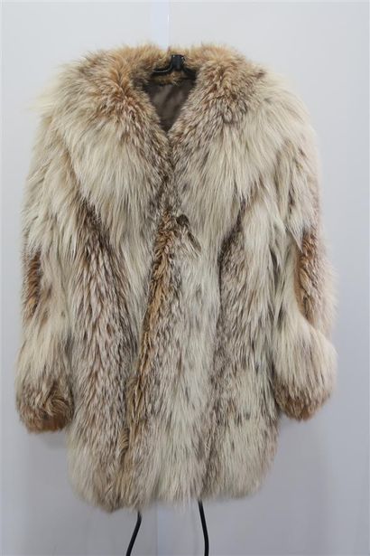 Boreal lynx jacket on beige suede inserts,...
