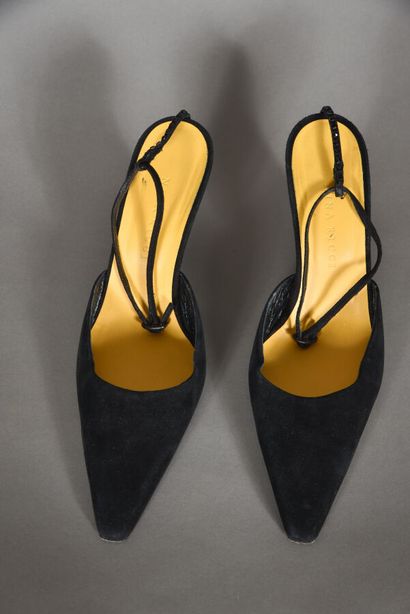 NINA RICCI - Pair of evening pumps in black...