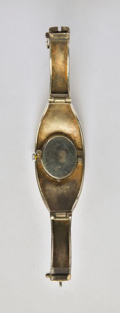 OBREY: Silver (800/oo) lady's wristwatch,...