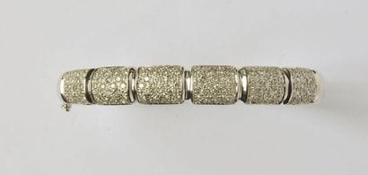Bracelet Rigid open-worked Necklace in 18K...
