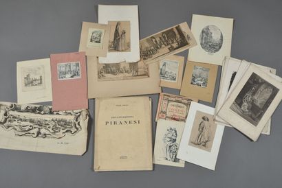 Set of engravings and prints after Jacques...