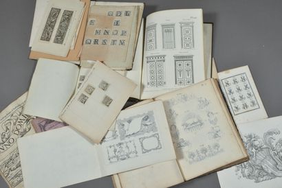 Varia ornaments, vignettes and alphabets.
Lot...