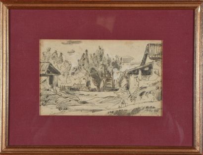 François Joseph VERNAY (1864-1950).
Farmhouse...