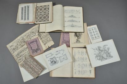 Varia ornaments, vignettes and alphabets.
Lot...